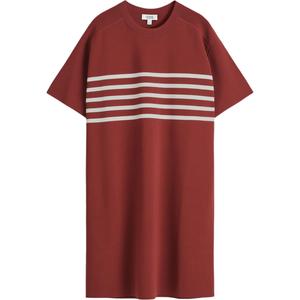 Женское платье с коротким рукавом COS, красный