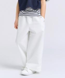 Широкие брюки в морской тематике Comme Ca Ism, цвет Off White