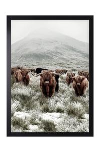 Плакат в рамке Inne, черный