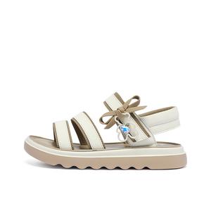 Нескользящие, дышащие, легкие, амортизирующие детские сандалии BIG WASP, бежевый