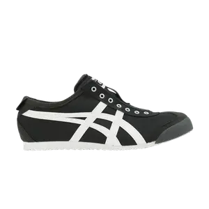 Шлепанцы Onitsuka Tiger Mexico 66 Slip-On Black White, черный