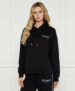 Толстовка отеля Oversize fit Karl Lagerfeld, черный