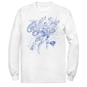 Мужская футболка с плакатом в виде комиксов DC Comics «Супермен разрывает цепи»