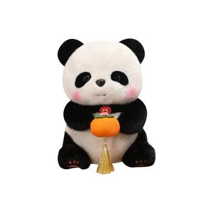 Плюшевая кукла Cartoon Good Luck Panda в виде рюкзака, высота 33 см Happy Fish