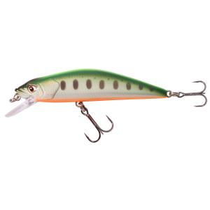 Воблер Trout Minnow WXM MNWFS 85 US Yamame neon CAPERLAN, неоновый желтый/светло-серый/неоновый кроваво-оранжевый