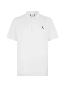 Белая поло Philipp Plein
