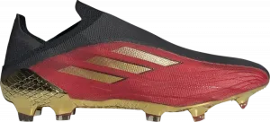 Бутсы Adidas X Speedflow+ FG 'Vivid Red Gold Metallic', красный