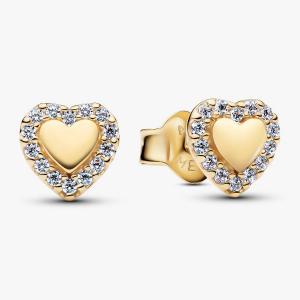 Серьги Pandora Heart Halo, золото