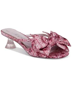 Женские босоножки на низком каблуке Natalina Bow с бантом Circus NY by Sam Edelman, розовый
