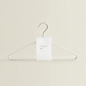 Вешалка для одежды Zara Home Cotton And Linen комплект из 4 штук, бежевый