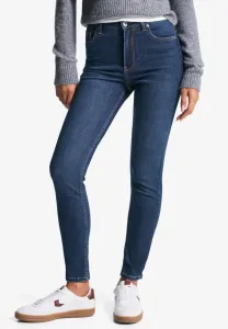 Джинсы узкие Bershka, Dark Blue