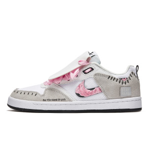 Кроссовки Nike SB Alleyoop Skateboarding Shoes Women's Low-top Gray/Pink, цвет Dusty Rose