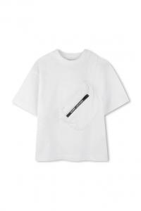 Детская хлопковая футболка Marc Jacobs, белый