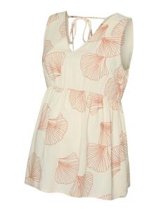 MAMALICIOUS Топ 'MLShell' в цвете Ivory