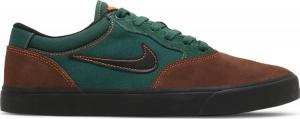 Кроссовки Nike Chron 2 SB 'Light Chocolate Noble Green', зеленый