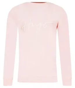 Толстовка regular fit Hugo Kids, розовый