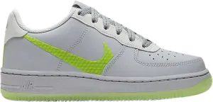 Кроссовки Nike Air Force 1 LV8 3 GS 'Wolf Grey Ghost Green', серый