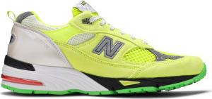 Кроссовки New Balance Aries x 991 Made in England 'Neon Yellow', желтый