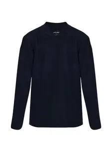 Свитер с v-образным вырезом GIORGIO ARMANI, синий