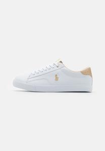 Кроссовки низкие THERON Polo Ralph Lauren, цвет white/gold metallic/glitter gold