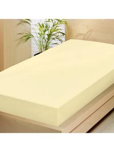 Erwin Müller Односпальная трикотажная простыня на резинке, водонепроницаемая, Sassnitz, ванильный цвет