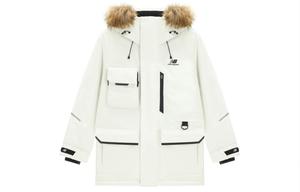 Пуховик унисекс New Balance, Белый