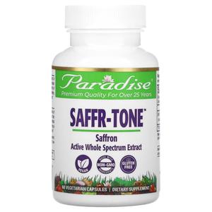 Paradise Herbs Saffr-Tone 60 Vegetarian Capsules