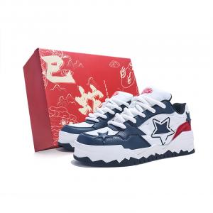 Jifffly Нескользящие водонепроницаемые балансирующие низкие кроссовки для скейтбординга унисекс белого, синего и красного цветов