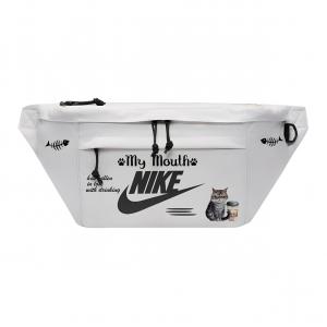 Nike Тканевая поясная сумка через плечо унисекс светло-бежевая, Kitten