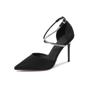 Туфли на тонком каблуке, высокие, 9 см, женские WOXXXN, Black 9Cm[Gift Box Set]+Giveaway