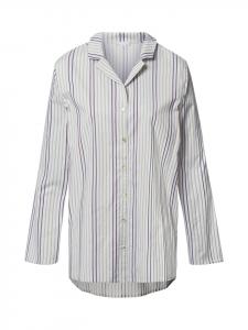 Hanro Ночная рубашка Sleep & Lounge в полоску "берилл"