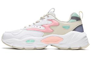 Женские кроссовки Lifestyle с низким верхом, белый/розовый 361°