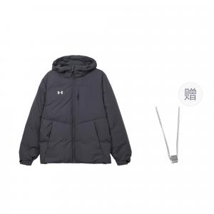 Пуховик мужской синий с колье Under Armour, синий (с колье)