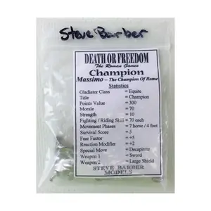 Чемпион - Массимо, Чемпион Рима, Death or Freedom (25mm)