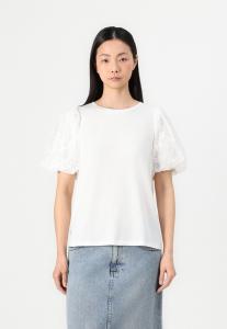 Футболка с принтом VISIMONIA O NECK VILA, белый