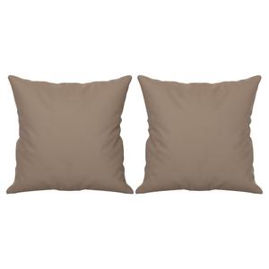 Декоративные подушки vidaXL 2 шт. Taupe 40х40 см, ткань микрофибра., серо-коричневый