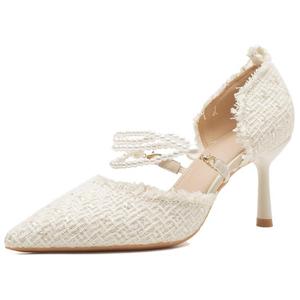 City camel Туфли на тонком каблуке, женские, белые