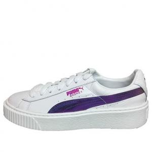 Кеды PUMA Basket Platform Rainbow 'White', белый
