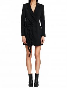 Парень мини-платье-блейзер Parnell в черном цвете Amanda Uprichard