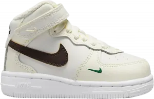 Кроссовки Nike Air Force 1 Mid SE TD '40th Anniversary - Sail Brown Basalt', кремовый