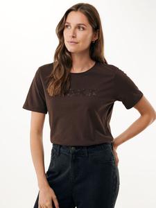 MEXX Футболка 'Clover' в коричневом цвете