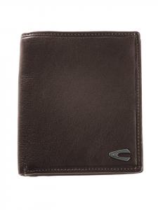 Camel Active Кожаный кошелек "Vegas" темно-коричневого цвета - (Ш)10,7 x (В)12,7 x (Г)2 см