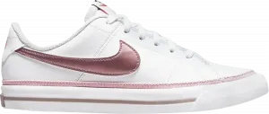 Кроссовки Nike Court Legacy GS 'White Pink Glaze', белый