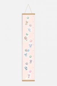 Плакат H&M Miarka, 21x118см, розовый