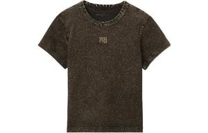 Футболка женская армейский зеленый Alexander Wang