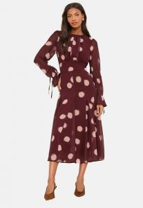 Платье Lipsy Day dress, Burgundy Red/Red