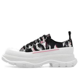 Кроссовки tread slick sneakers 'white black pink' Alexander Mcqueen, белый