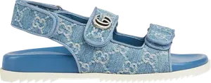 Кроссовки Gucci Wmns GG Sandal 'Light Blue Denim', синий