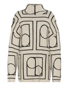 Тонкий вязаный свитер SOAKED IN LUXURY Sweater Edaya, белый