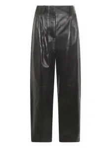 Кожаные брюки Givenchy, черный